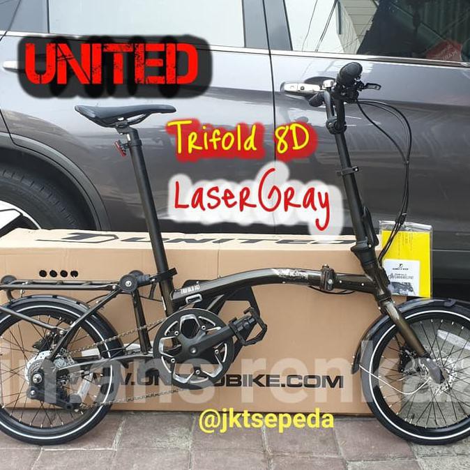 Sepeda Lipat UNITED Trifold 8D