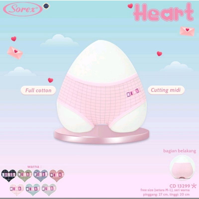 Celana Dalam Wanita Cd Remaja Sorex Katun Sorex 13299 13298 13289