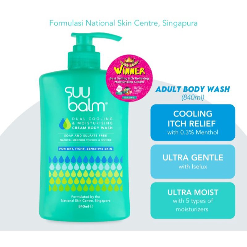 Suu Balm Original Adult Body Wash 840 ML