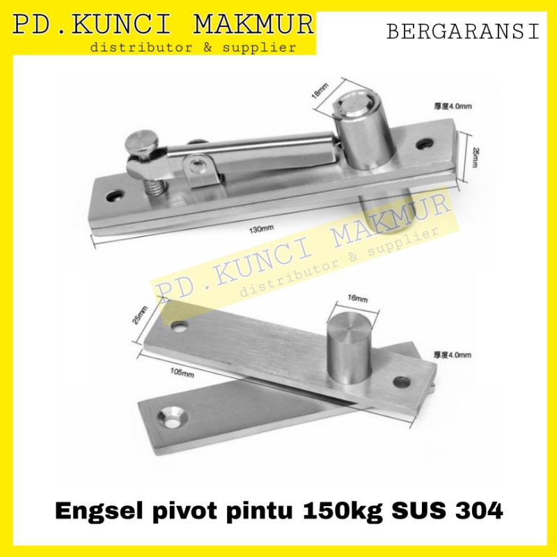 Jual Pivot pintu premium 150kg engsel putar pintu engsel pivot pintu ...