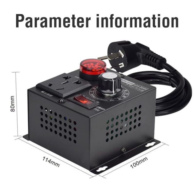 Pengatur Kecepatan Regulator Dimmer Lampu Voltase Voltage Temperatur Light Speed Volt Controller
