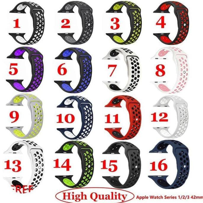 STRAP IWATCH NIKE APPLE WATCH TALI JAM TANGAN APPLE WATCH IWATCH 42 MM 2807