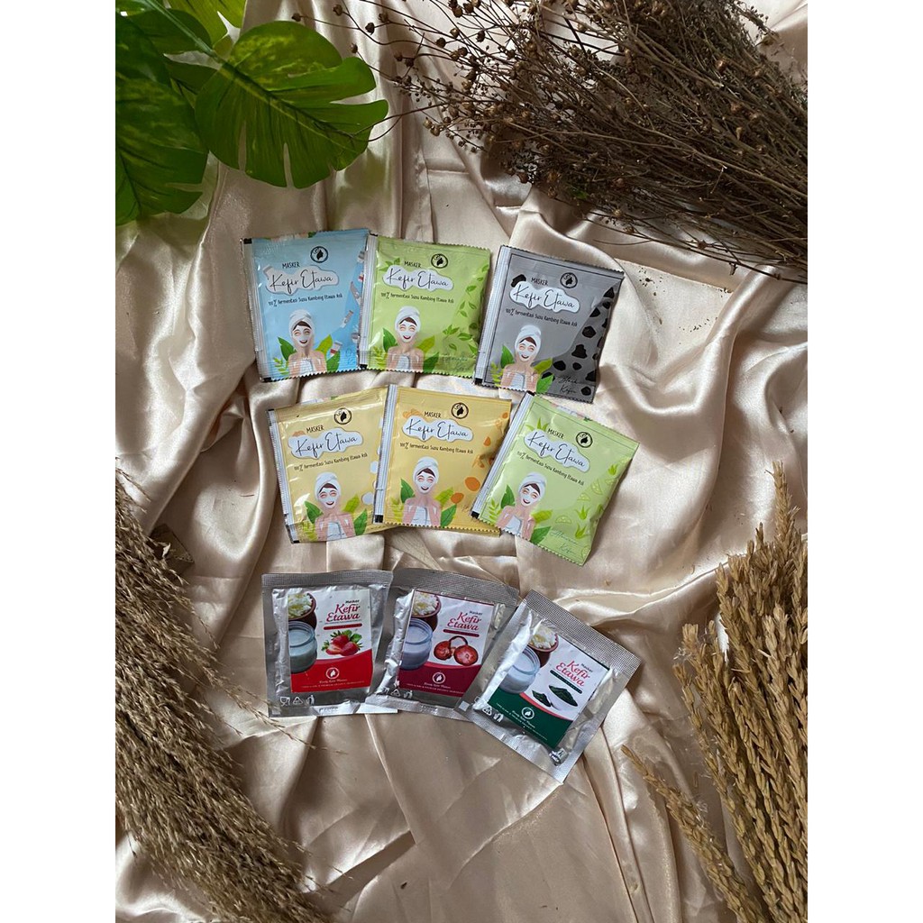 MASKER KEFIR ETAWA KOLOSTRUM HARGA SATUAN | Lovely Kefir Nature