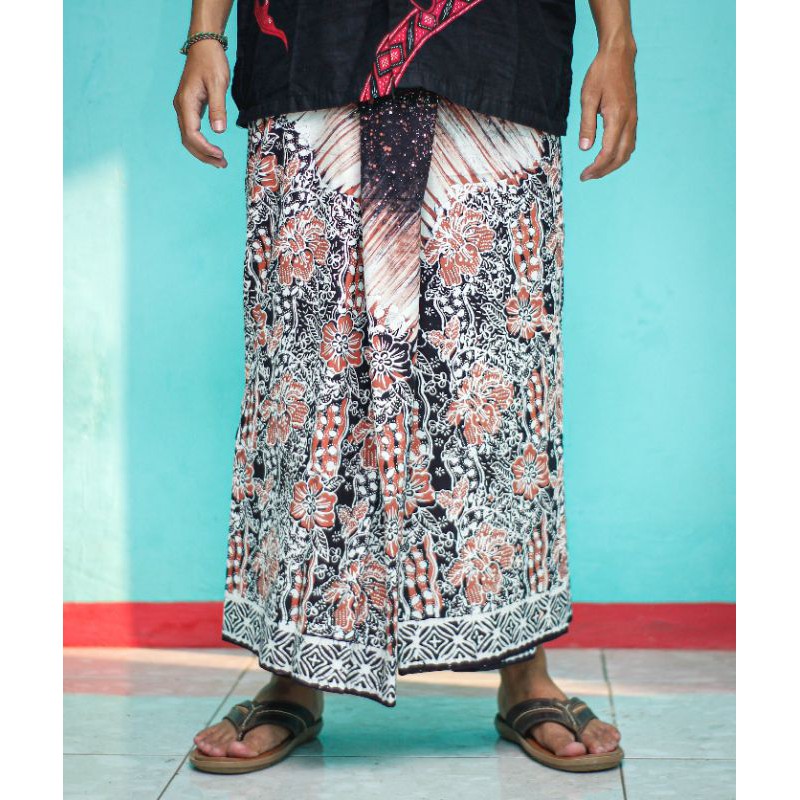 sarung batik lukis kombinasi cap (mahda/elrumi)