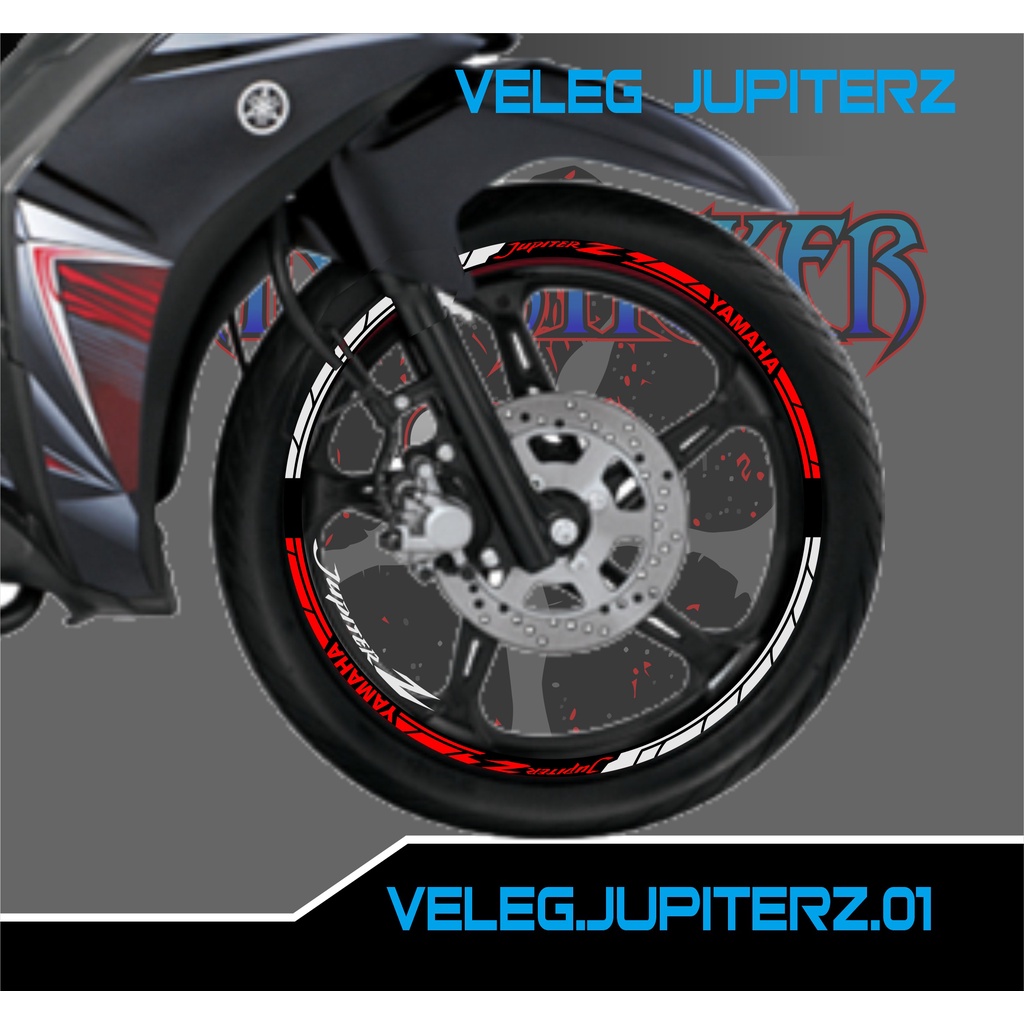 CUTTING STIKER VELG JUPITER Z- STICKER LIS LIST VELG VARIASI JUPITER Z 01
