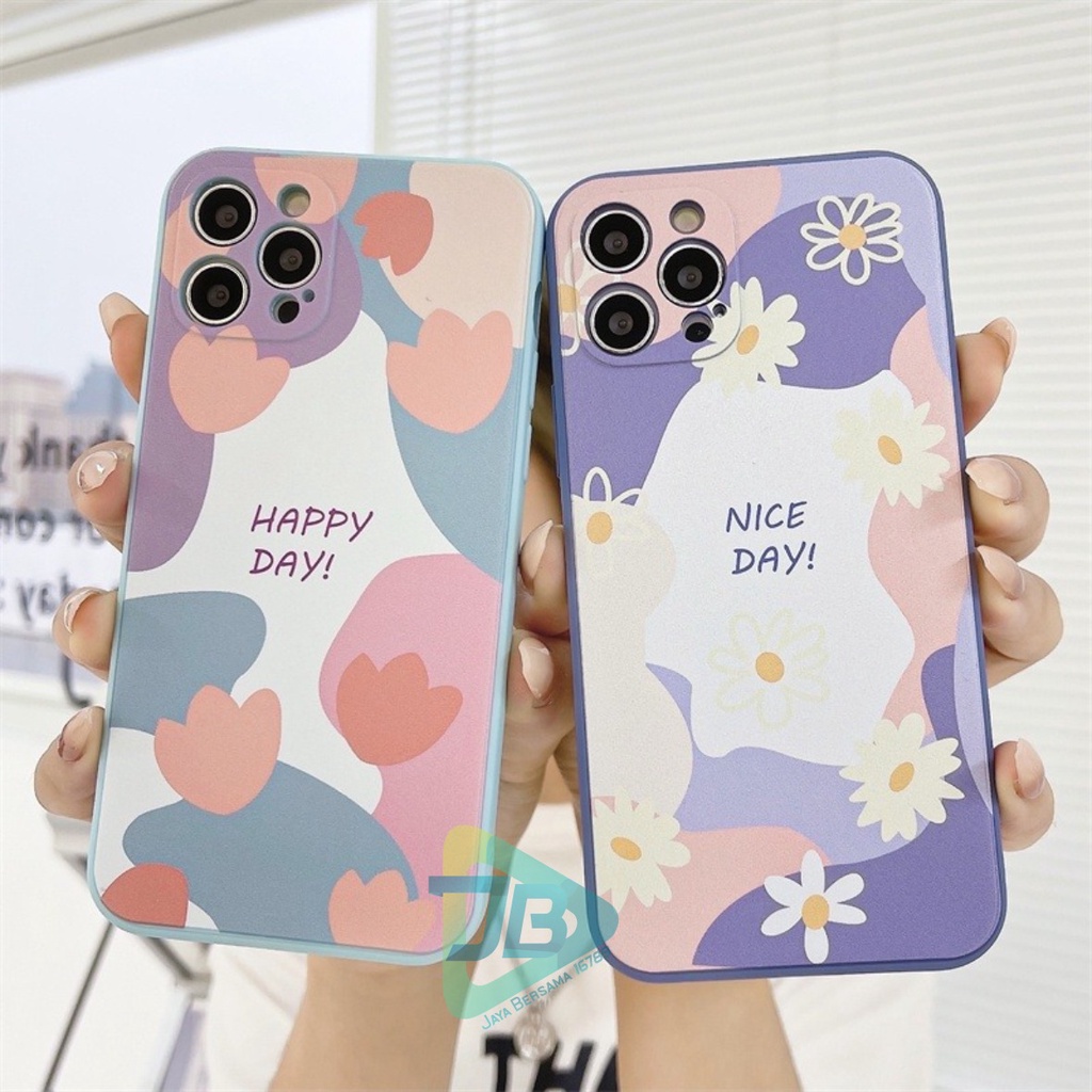 SOFTCASE MACARON PELINDUNG KAMERA CUSTOM GOOD DAY OPPO VIVO SAMSUNG REALME XIAOMI IPHONE INFINIX FOR ALL TYPE JB5827