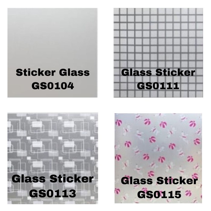 Stiker Kaca Sandblast untuk Rumah atau Kantor Lebar 45cm