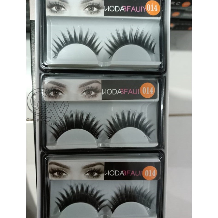 Cheaper-1 Pasang Bulu Mata Palsu Natural Panjang Tebal Eyelash Sepasang