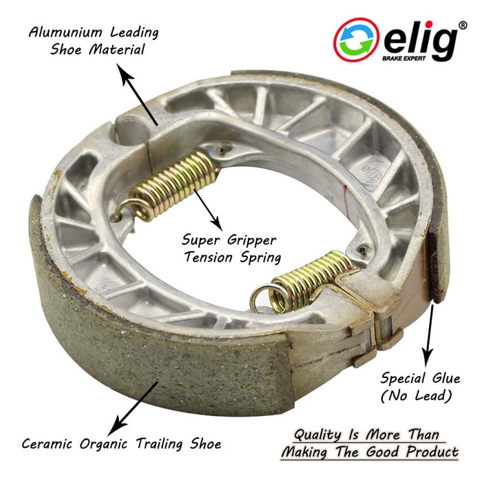 Kampas Rem ELIG Tromol Belakang VARIO110, VARIO 125, VARIO 150, BEAT ORIGINAL Original