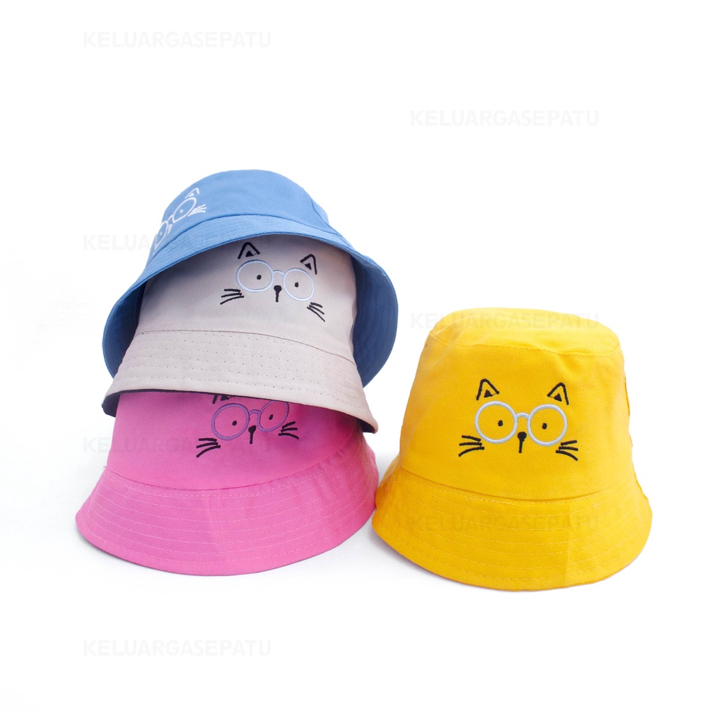 TOPI BUCKET ANAK KARAKTER LUCU BORDIR TOPI BUCKET ANAK MURAH CEWE DAN COWO