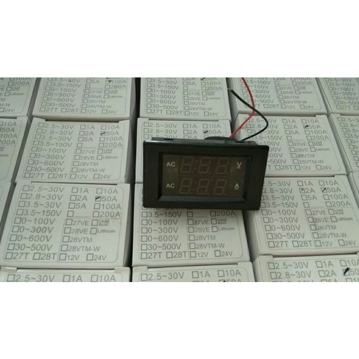 VU METER 500V AC+50A