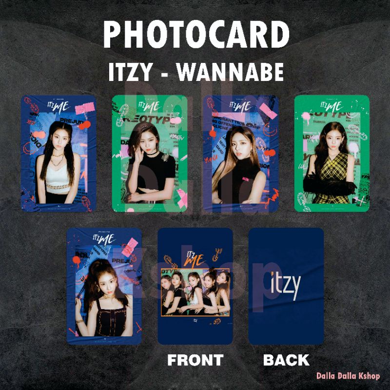 PHOTOCARD  - Itzy "Wannabe"