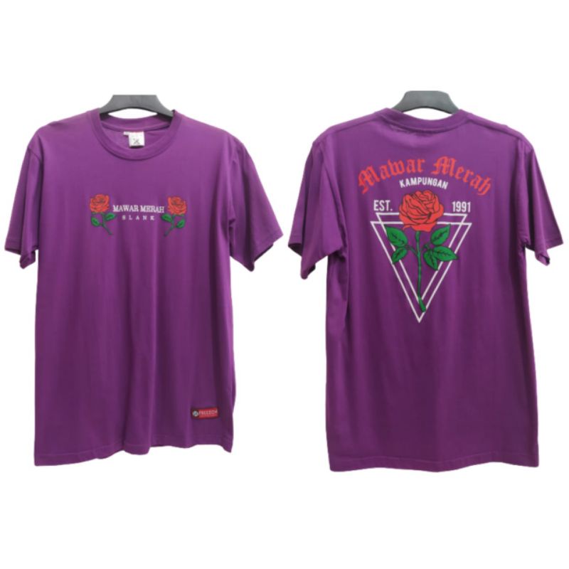 kaos Slank//kaos pendek//kaos pria//kaos distro//mawar merah