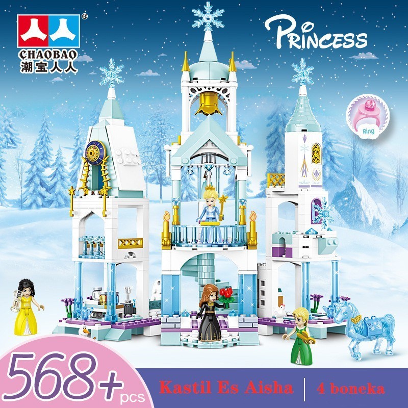 MAINAN BLOCK LE'GO CHAOBAO SERI PRINCESS ISI 568 PCS