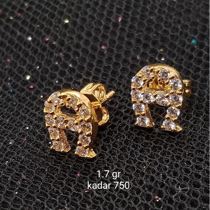 Anting Emas 17K - 1.7 gr Kadar 750 - 1358