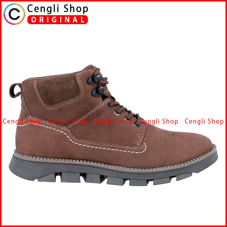 SEPATU BOOT PRIA PAKALOLO BOOTS ORIGINAL KULIT ASLI ORI COKLAT PB02