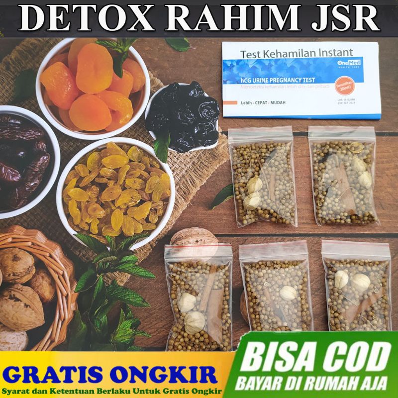 JSR detox rahim dan memperlancar haid