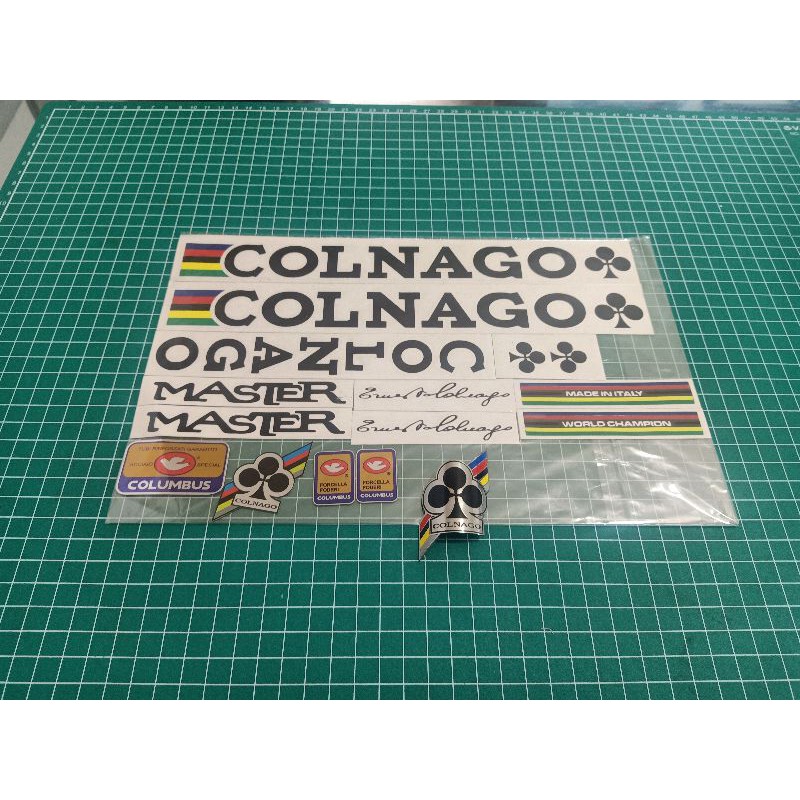 stiker dan emblem colnago