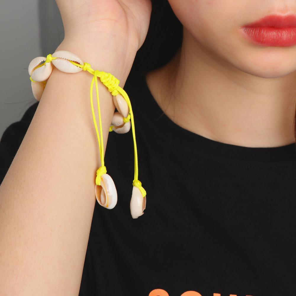 R-FLOWER Shell Gelang Fashion Adjustable Boho Jewelry Rantai Kaki