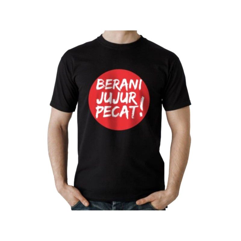 kaos berani jujur pecat - baju kpk kualitas premium