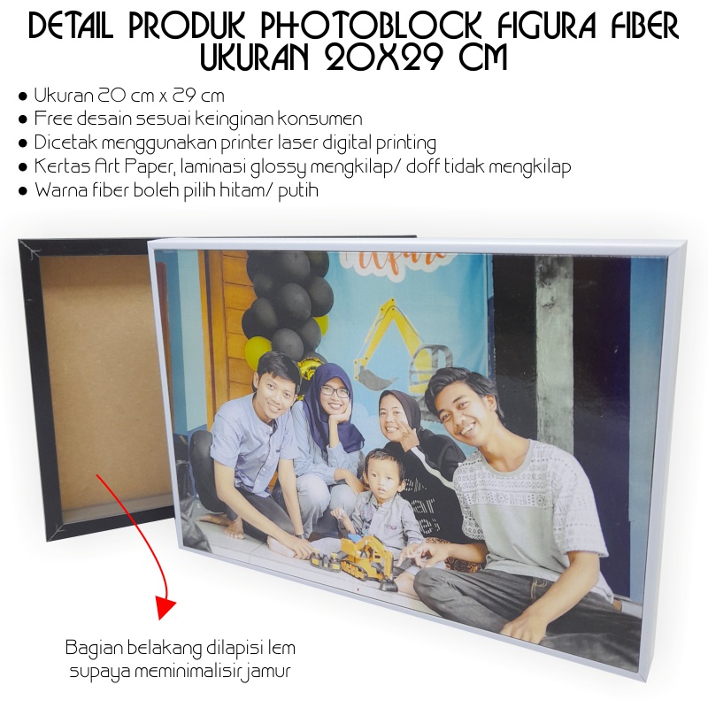 PHOTOBLOCK FIGURA FIBER 20X29 CM