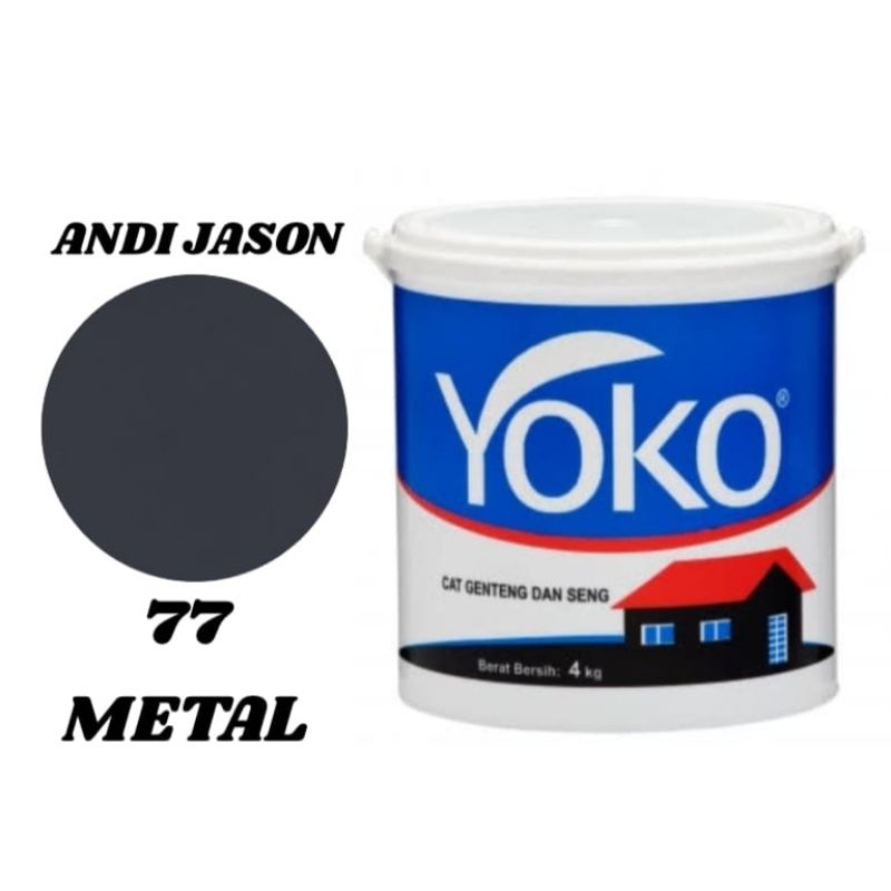 CAT GENTENG &amp; SENG YOKO AVIAN BRANDS NO 77 METAL 4KG