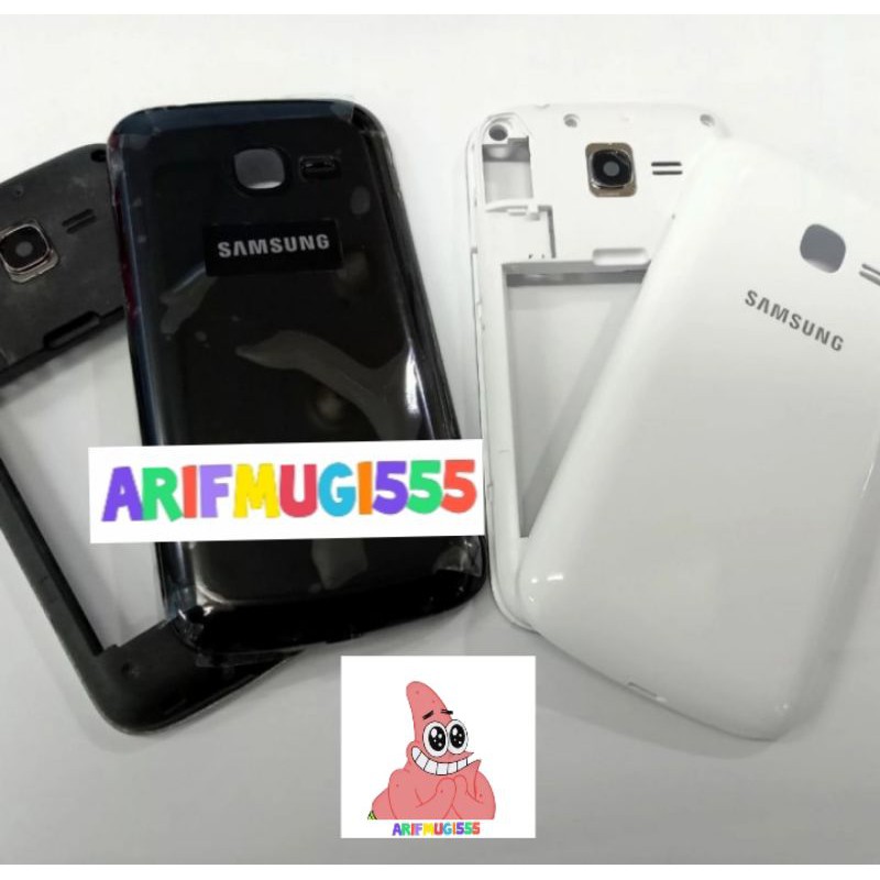 KESING CASING CESING HOUSING FULSET BACKDOOR SAMSUNG GALAXY 7262 ORIGINAL