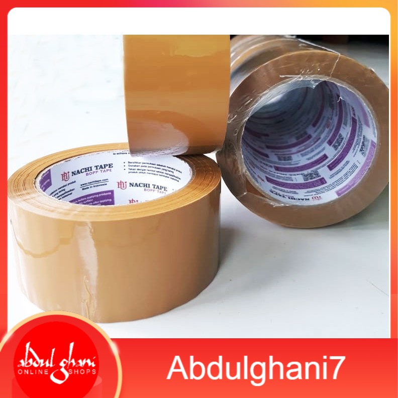 Lakban Coklat Nachi Tape 5cm plakban 2 inch plakband isolasi