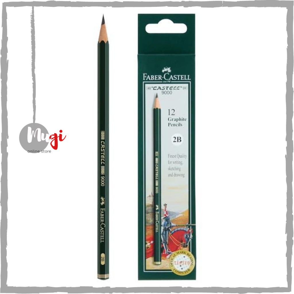 

Faber-Castell Pensil Ujian - 2B Castell 9000