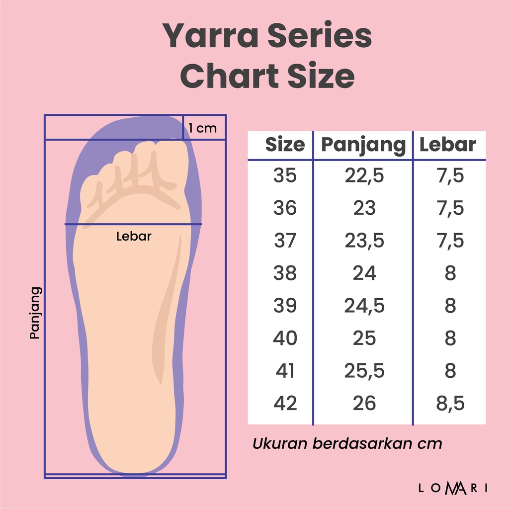 YARRA SERIES LOMARI - Sepatu Heels Wanita