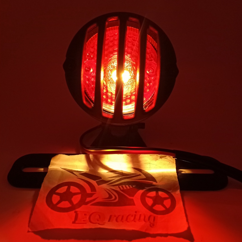 Lampu stop lamp japstyle grill tralis custom lampu rem universal semua motor