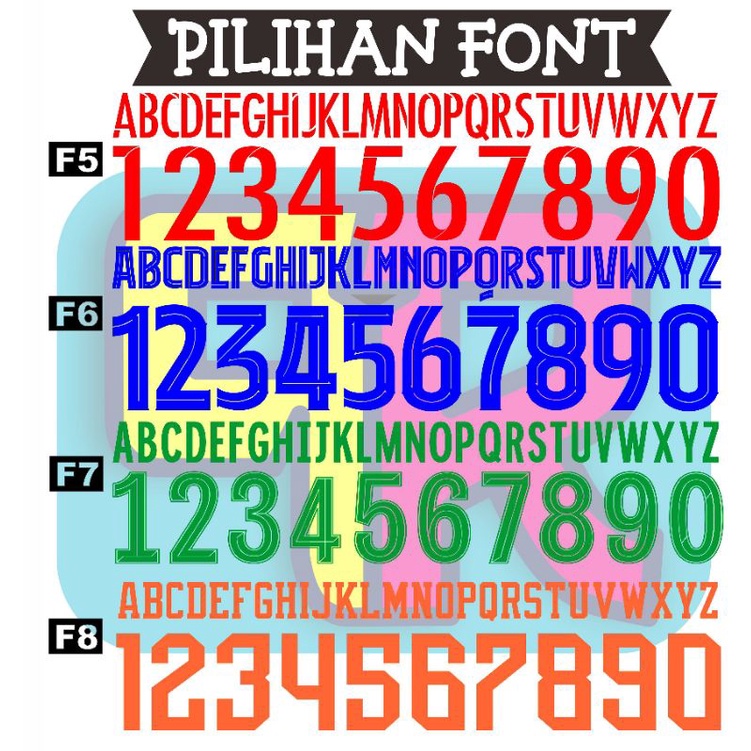 Sablon name set polyflex bebas desain nama nomer punggung termurah/polyflex pvc/sablon setrika/nomer punggung dan nama punggung