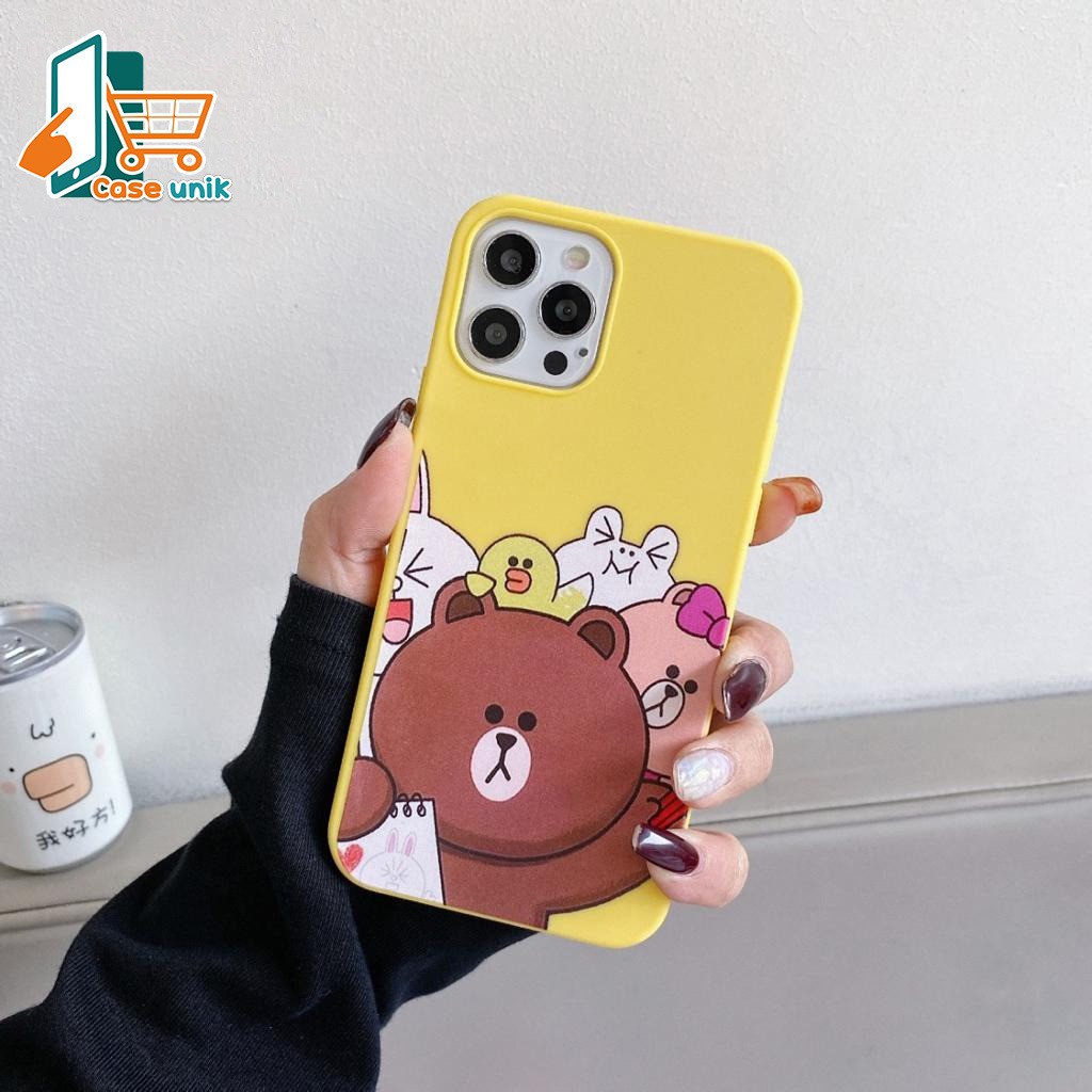 SS015 Softcase BEAR  xiaomi redmi 4a 3 5a 6a 8a 8 9a 9c 9 9T POCO M3 CS3628