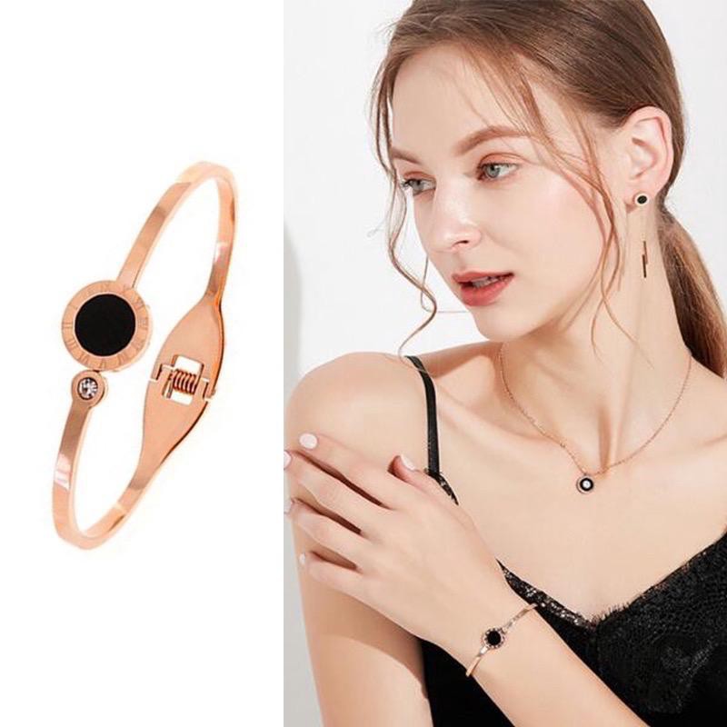 [NEW] Gelang Bracelet Wanita Aksesoris Titanium Korea Trend Masa Kini Cocok Hadiah GK109 elegant