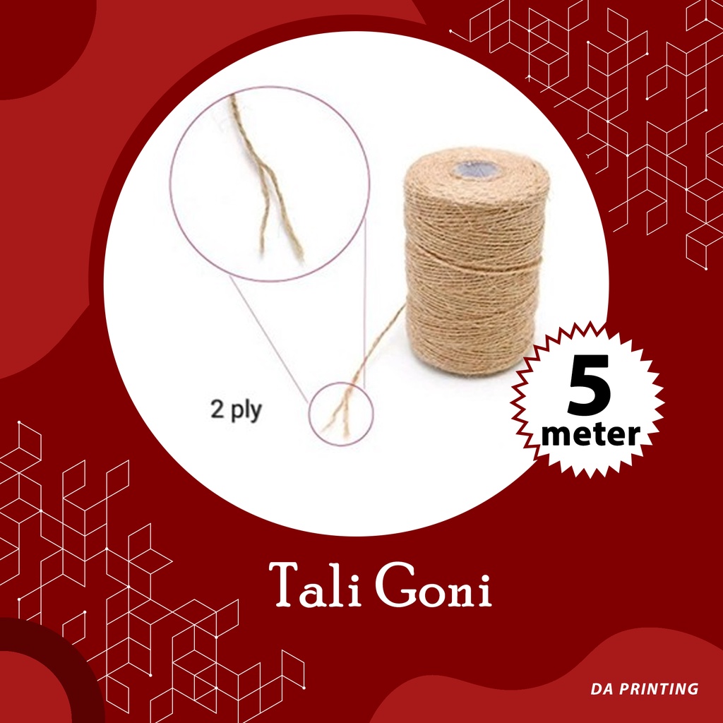 

[DA PRINTING] Tali Rami 2ply/ Tali Goni 5 meter