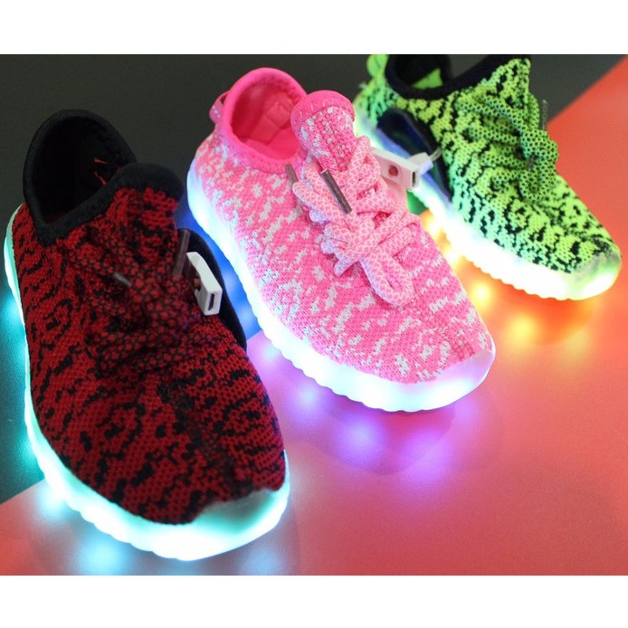 Sepatu Led + Charging Anak | sepatu USB charging Led