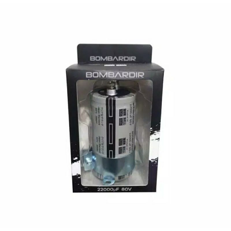 Capasitor 80V 22000uf, Merk Bombardir Original.