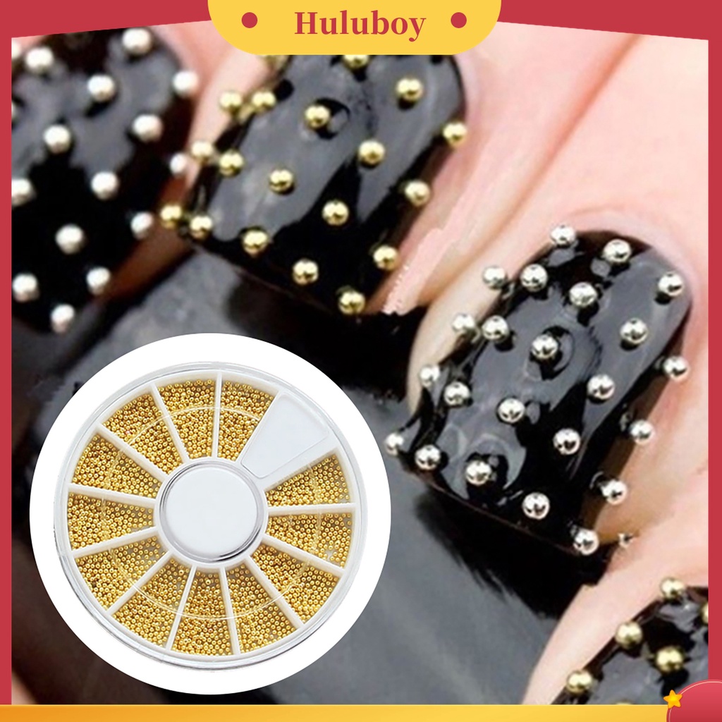 Huluboy Huluboy♡ Manik-manik Metal 3D Multifungsi Untuk Dekorasi Nail Art