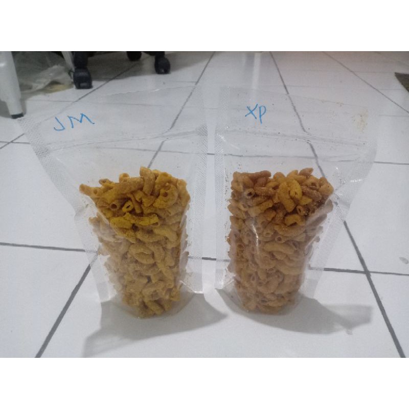 

makaroni 100 gram berbagai rasa