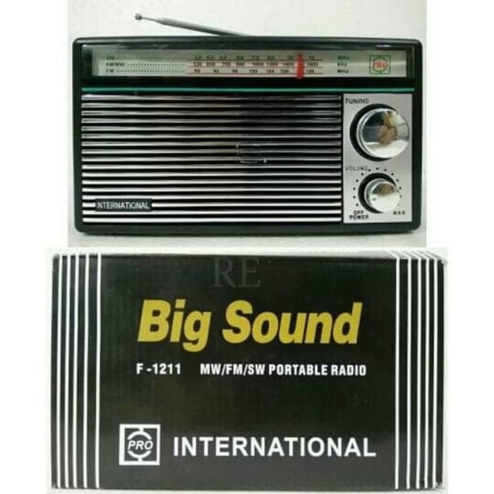 Radio Jadul internasional Big Sound F-1211 - Radio Jadul F-1211