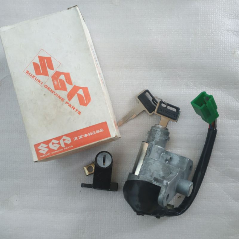 kunci kontak set Suzuki crystal Cristal kristal rc110 tornado GS keyset key set 37109-31C00L000 ori