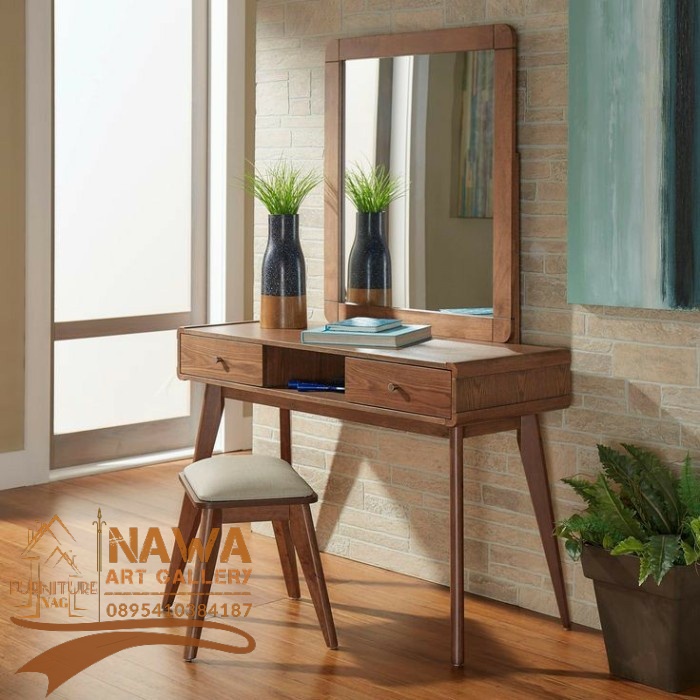 meja rias minimalis / meja rias retro