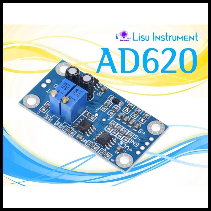 Jual Ad620 Hi Precision Uv/Mv Voltage Amplifier Signal Instrumentation