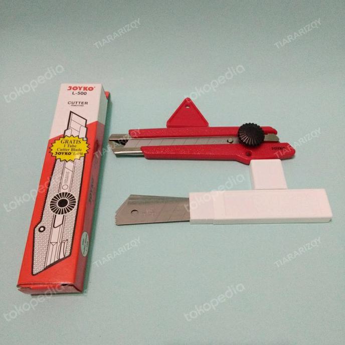 

Sale!!! Cutter Besar Joyko L-500 Free 1 Tube Pisau Cutter Berkualitas