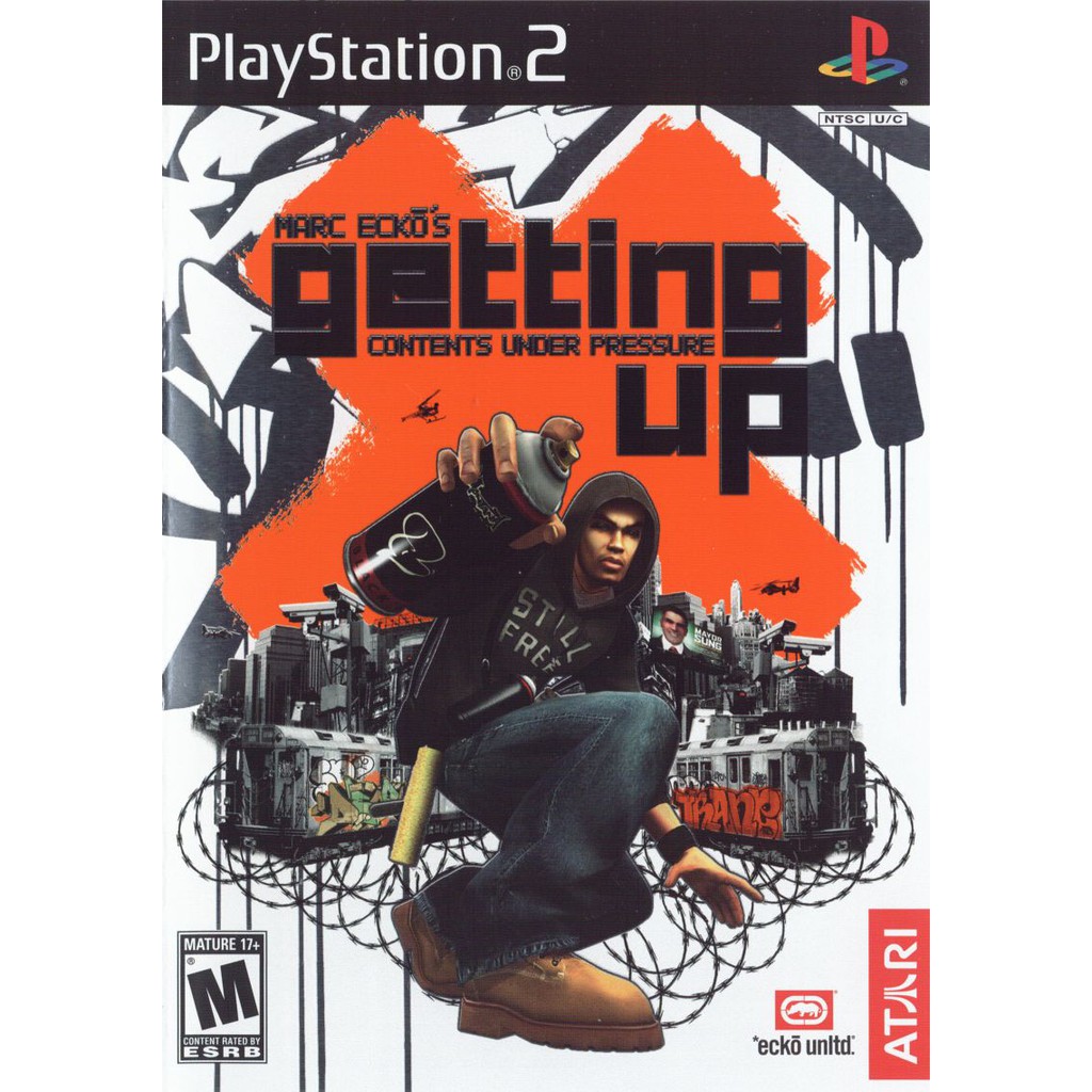 DVD Kaset Game PS2 Marc Ecko's Getting Up Contents Under Pressure