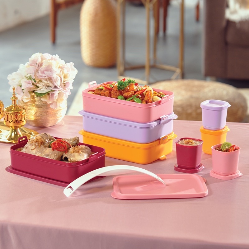 Tupperware Click To go Rectangular With Gift