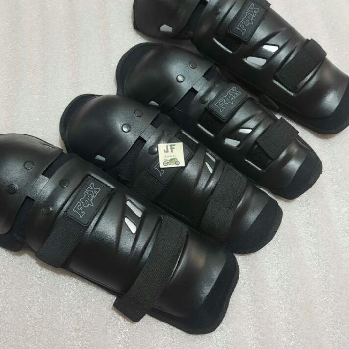 Decker Pelindung Lutut Dan Siku / dekker Motor Touring / Decker Fox - Hitam