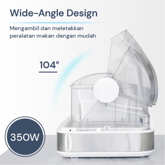 NORGE 4 IN 1 TABLE TOP UV DISH DRYER / NG-DD48UV (KHUSUS PESANAN INSTANT)