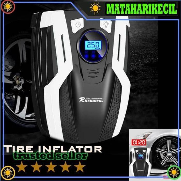 POMPA ANGIN Ban Mobil - Truk - Alat Ukur Tekanan Angin Elektrik