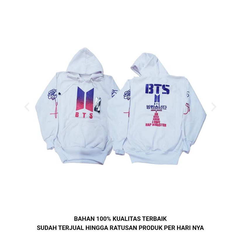 (JAKET  SWITER PRIA WANITA) SWEATER YOURSELF GRADASI HOODIE BTS YOURIEF